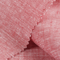 Tissu tissé léger teint en fil, couleur unie, 55 % lin 45 % coton, écologique, pour literie, garçons, hommes, femmes, enfants, formel – Meilleure vente