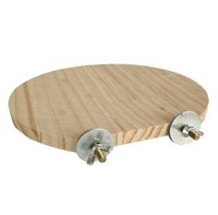 6 ensembles de perchoirs pour oiseaux en bois de pomme naturel écologique, plateforme en bois pour perroquet, accessoires de cage en rotin