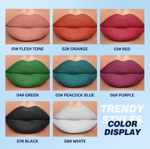 OEM/ODM Custom Wholesale Black <strong>Lipstick</strong> Velvet Matte Finish Long-lasting Waterproofing Nnon-stick Cup Halloween <strong>Lipstick</strong> - Product Image 2