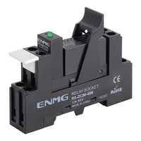 Relais intermédiaire miniature ENMG G2R-1, interrupteur électromagnétique pour CC 24V, 5/8 broches, type compact et fin avec voyant lumineux