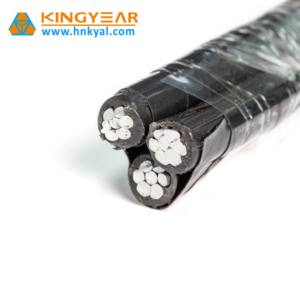 Duplex Triplex Quadruplex Overhead Conductor de aluminio XLPE Cable aéreo aislado Cable ABC Estándar: SANS 1418,1 - Product Image 3