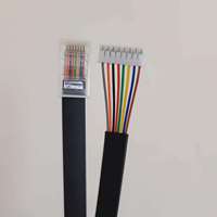 Kabel Ekstensi Telepon RJ45 Flat Kustom, Tembus Tembaga Berlapis Timah, Selubung PVC, 1.5M 600V ISO9001 untuk Data Telepon Kantor