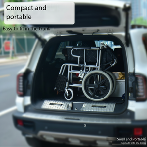 เก้าอี้ห้องน้ำแบบมีล้อเคลื่อนย้ายได้, เก้าอี้โถส้วมสำหรับผู้สูงอายุและผู้พิการ - Product Image 1