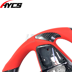 พวงมาลัยคาร์บอนไฟเบอร์ LED rpm สำหรับรถฮอนด้า <span class=keywords><strong>Civic</strong></span> 10th รุ่น R <span class=keywords><strong>Si</strong></span> Coupe 220สปอร์ตภายในพวงมาลัยรถยนต์ - Product Image 3