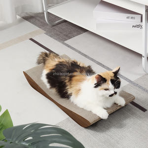 Grattoir à <span class=keywords><strong>chat</strong></span> moderne sur mesure, <span class=keywords><strong>prix</strong></span> d'usine, tapis à gratter en carton, fabriqué en papier durable, emballage en carton écologique - Product Image 4