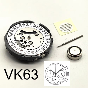 อะไหล่นาฬิกาสำหรับเปลี่ยนซ่อม VK63โครโนกราฟคุณภาพดีของแท้อะไหล่จัดแสดงล้อวันที่แบบญี่ปุ่น - Product Image 1
