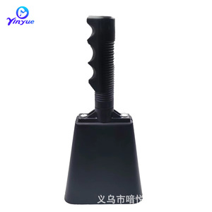 Campana de Vaca Yinyue 25x11x6 de Plástico y Metal Portátil para Eventos Deportivos, Partidos de Fútbol y Animación - Product Image 1
