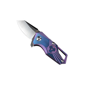 Nuevo Cuchillo Plegable Little Lizard TC4, Mango de Aleación de Titanio, Acero S35VN, Cuchillo Plegable Pequeño para Exteriores, Cuchillo de Bolsillo de Alta Dureza - Product Image 1
