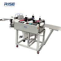 Máquina cortadora de rollos de tela no tejida RS-400T con PLC inteligente, cortadora de rollos de papel a hojas, precio