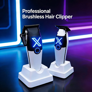 Tondeuse à cheveux électrique professionnelle sans fil, portable, rechargeable, pour salon, boîtier en plastique, charge rapide - Product Image 1