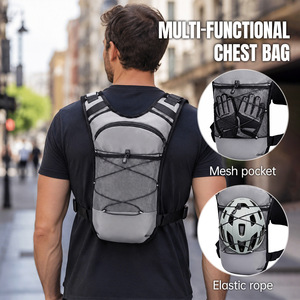 Chaleco Personalizado con Bolsillos Laterales, Mochila Ajustable para Correr, Senderismo, Ciclismo y Entrenamiento al Aire Libre, Compatible con Bolsa de Agua de 2L - Product Image 6