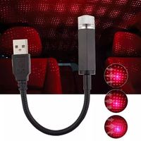 Projecteur d'ambiance LED USB réglable, décoration intérieure romantique, effet laser étoilé, projecteur d'étoiles USB pour voiture