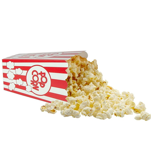 Cajas de Palomitas de Maíz de Papel Impresas de Una Sola Pared, Biodegradables, Ecológicas y Desechables, de Alta Calidad, para Fiestas - Product Image 2