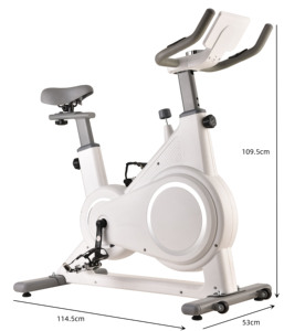 Todo New Thương Mại Nhà Văn Phòng Phẩm Đào Tạo Phòng Tập Thể Dục Tập Thể Dục Xe Đạp Trắng Đen Thép Từ <span class=keywords><strong>Cardio</strong></span> Thiết Bị Tập Thể Dục Cho Quay - Product Image 5