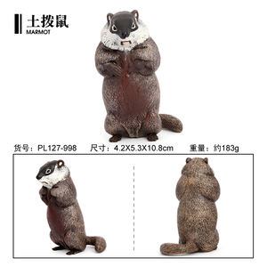 Figuras de Animales de PVC Sólido al por Mayor, Figuras de Marmotas, Juguetes de Animales - Product Image 2