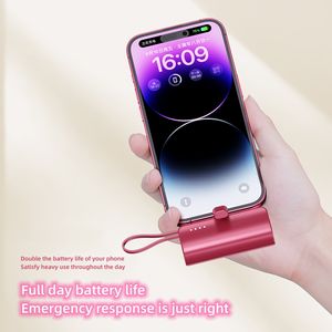 Capsule Portable Batterie Power Bank Pour Téléphone 5000mah Mini Power Bank - Product Image 5