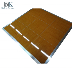 Wood Grain Dance Floor Interlock Portable Dance Floor Panels for Wedding Party Hotel - Product Image 1
