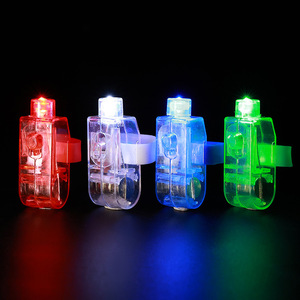 Lampes à doigts lumineuses multicolores LED, alimentées par piles, pour spectacles de danse de rue, bars et concerts - Product Image 2