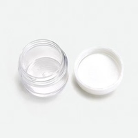 Mini pots cosmétiques transparents vides en plastique 2G/3G/5G/10G/15G/20G contenant de maquillage flacons de lotion boîte de crème pour le visage pots d'échantillons soins de la peau