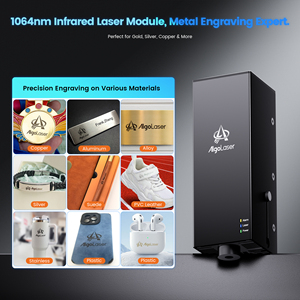 Algolaser <strong>Alpha</strong> MK2 40W Laser Engraving <strong>Machine</strong> for Small Business Distributor Dog Tag Phone Case Tumbler Metal Stone Engraver - Product Image 6