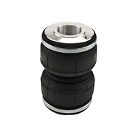 Amortisseur à ressort hélicoïdal DL120180A2 compatible D2 (filetage M52*1.5-49 M12) avec double ressort pneumatique en caoutchouc pour suspension pneumatique