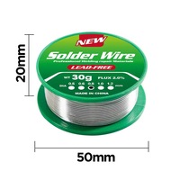 Fil de soudure sans plomb à prix bon marché 0.8mm 20g Fil de soudure électronique Soudage avec flux
