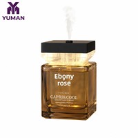 Diffuseur d'arômes intelligent en verre grande capacité avec éclairage d'ambiance, sans flamme, pour huiles essentielles, décoration de chambre