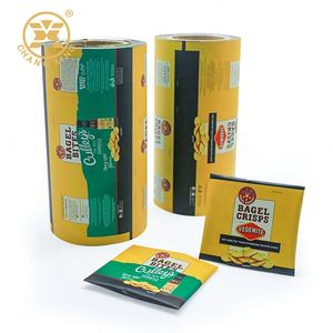 מותאם אישית גודל צבע מודפס מזון אריזה סרט תיק רול פלסטיק סרט גרוטאות לחמניות עבור קפה שוקולד שבבי עטיפת ממתק סרט - Product Image 3