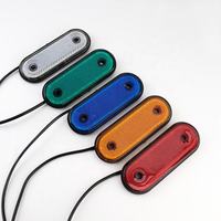 Nouvelle lampe latérale LED ENSAITE, feux de gabarit avant et arrière, feux de stationnement, pour remorque, camion, camping-car, pick-up, montage en surface
