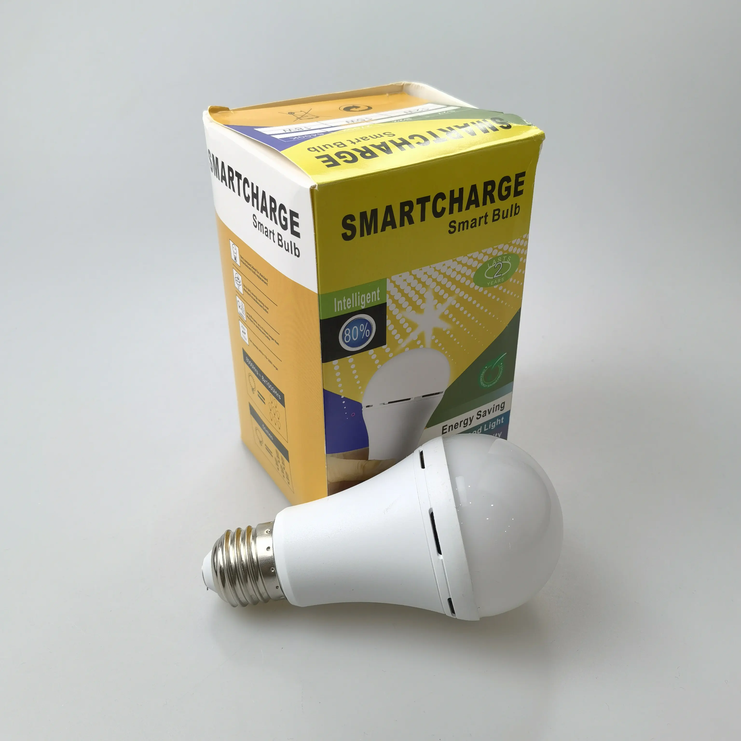 LED bulb household rechargeable 18W white pc cover wholesale Good Quality Lampadas Led Bulb Lights emergency light