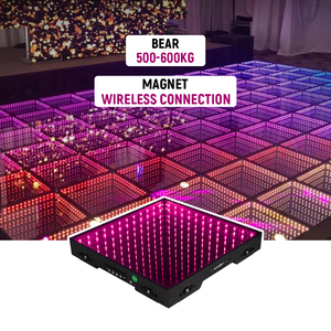Panel Magnético con Espejo Infinito, Pantalla LED <span class=keywords><strong>3D</strong></span> de Píxeles, Luces para Pista de Baile, para Bodas, Discotecas, Fiestas, en Oferta - Product Image 6
