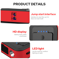 Démarreur de voiture 12V 20000mAh 3000A avec lumière LED pour camion et moto - Power Boost Plus Gb40