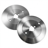 Lame de couteau circulaire lisse 80x13x1.5mm 90x13x1.5mm pour trancheuse à kebab, compatible avec Potis, Potis S120, trancheuse à shawarma