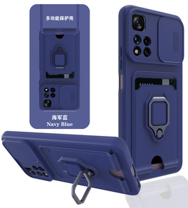 <span class=keywords><strong>Custodia</strong></span> per <span class=keywords><strong>Xiaomi</strong></span> Redmi <span class=keywords><strong>Note</strong></span> 14 <span class=keywords><strong>Pro</strong></span>+ 14 <span class=keywords><strong>10</strong></span> 13 <span class=keywords><strong>Pro</strong></span> A5 11S Poco X7 M7 X4 X6 <span class=keywords><strong>Pro</strong></span> M5 Plus con Copriobiettivo Scorrevole, Anello di Supporto e Slot per Carte - Product Image 1