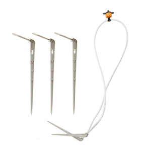 Goutteur à angle droit avec connecteur barbelé pour <span class=keywords><strong>tuyau</strong></span> PE, idéal pour kit d'irrigation goutte à goutte pour légumes, fleurs, pots et <span class=keywords><strong>arrosage</strong></span> de jardin - Product Image 4