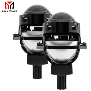 Soporte de ajuste <span class=keywords><strong>tipo</strong></span> E24 de 3 pulgadas, película Azul de vidrio HD, lente de proyector de luz antiniebla Bi Xenon, lámparas D2S D2H H11, estilo de reacondicionamiento - Product Image 1