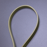 Nouveau 1 mètre/pc 8*2mm Top Grain Cordes En Cuir Véritable Militaire Bandes De Cuir Brins pour Bijoux Bracelets Colliers