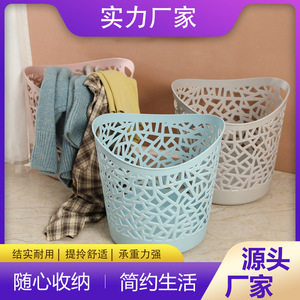 Hollowed-out bird's nest laundry <b>basket</b>, household plastic storage box, promotional <b>gift</b> storage unit, multi-functional - Product Image 5