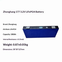 Batterie au phosphate de fer et de lithium AVIC 177AH, boîtier en aluminium carré, grande capacité, 3.2v, robot industriel, Chine