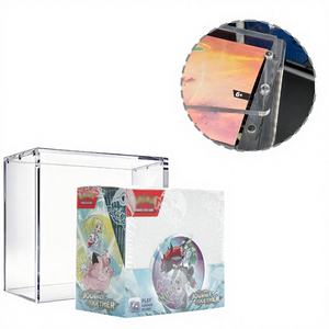 Boîte acrylique moderne amovible avec 3 aimants sur chaque côté, boîte de booster ETB, boîte acrylique de booster conçue pour la compétition, boîte de booster Rival Company - Product Image 4