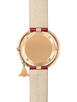Montre pour femme personnalisable de luxe en or rose, incrustée de cristaux, cadran en nacre, style grande marque, montre élégante pour femme