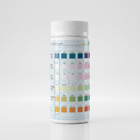 Kit de Pruebas de Agua 6 en 1 de Vista Aquariums con Tiras para Medir pH, Cloro y Alcalinidad (100 Tiras) para Peceras de Agua Dulce