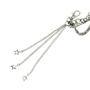 โซ่คล้องกางเกงผู้ชายรูปดาวแบบปรับแต่งได้ ขายดี หลายชั้น โลหะผสมชุบเงิน แฟชั่นเครื่องประดับ - Product Image 6