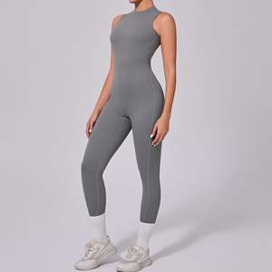 Şeftali ganimet geliştirme ile aç geri kolsuz Yoga tulum Fitness ve spor için çıkarılabilir yastıklı sütyen - Product Image 3