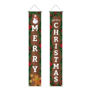 Dipintos Navideños Colgantes de Poliéster/PVC de 30*180cm con Personalización Basada en Imágenes - Product Image 1