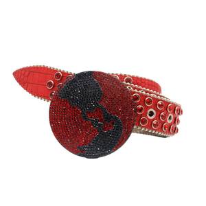 Bling Bling Western Strass Ceinture Perle Strass Ceinture Femmes pour B Simon Ceinture - Product Image 2
