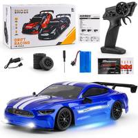 Voiture télécommandée Sparkly RC 1:14 à quatre roues motrices, haute vitesse, drift, modèle GTR, avec lumières, jouet de course télécommandé