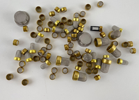 Micro-filtre universel en maille de fil métallique tissé en acier inoxydable avec bordure en laiton de 6,08 mm pour panier de filtre d'injecteur de carburant