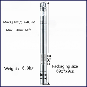 <span class=keywords><strong>Pompe</strong></span> centrifuge à vis immergée en acier inoxydable pour puits profonds à haute pression, série QGD, pour <span class=keywords><strong>forage</strong></span> à haute levée - Product Image 6