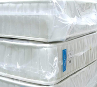 Housse de Matelas Transparente en PE Sur Mesure, Résistante, Jetable et Imperméable, avec Logo Personnalisé pour Déménagement et Rangement